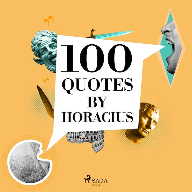 Book cover for 100 Quotes by Horacius