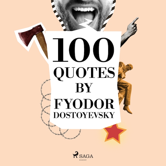 Book cover for 100 Quotes by Fyodor Dostoyevsky