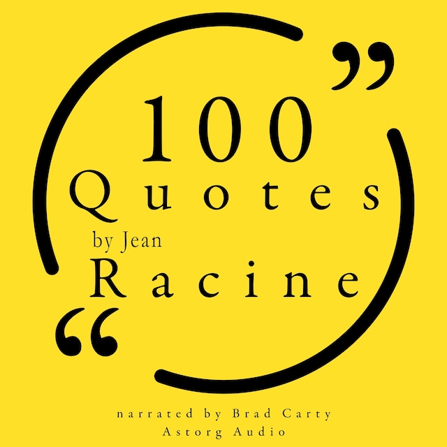 Portada de libro para 100 Quotes by Jean Racine