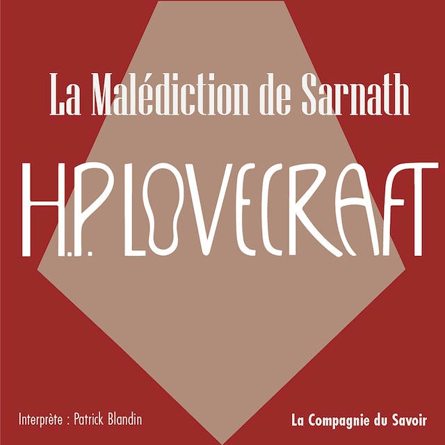 Book cover for La Malédiction de Sarnath