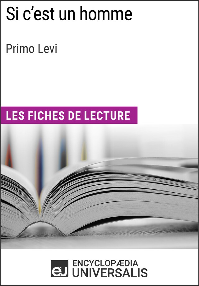 Book cover for Si c'est un homme de Primo Levi