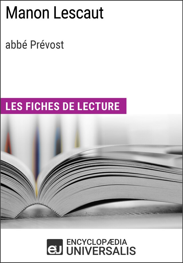 Book cover for Manon Lescaut de l'abbé Prévost