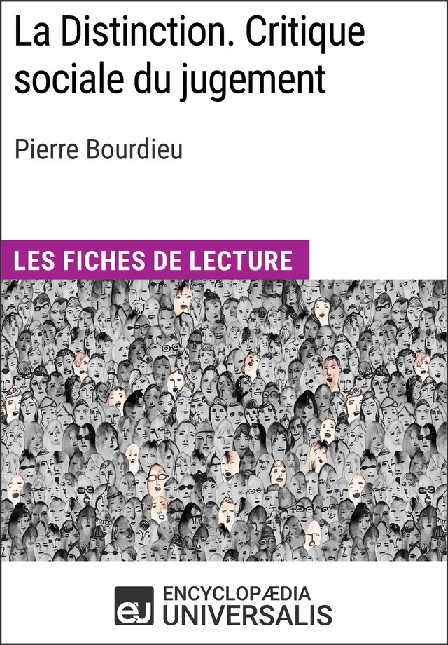 Kirjankansi teokselle La Distinction. Critique sociale du jugement de Pierre Bourdieu