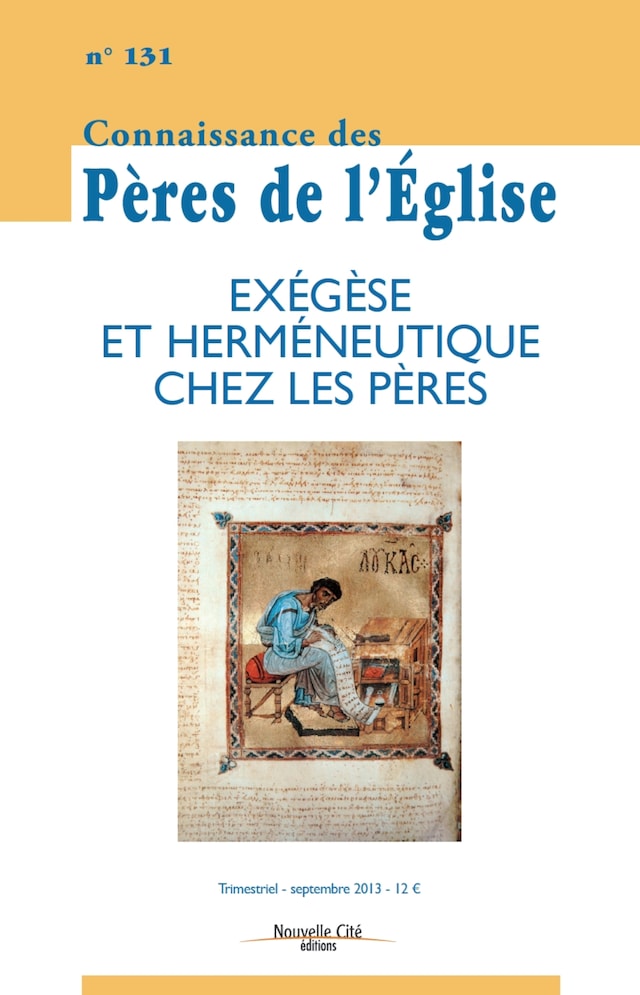 Okładka książki dla Exégèse et herméneutique chez les Pères