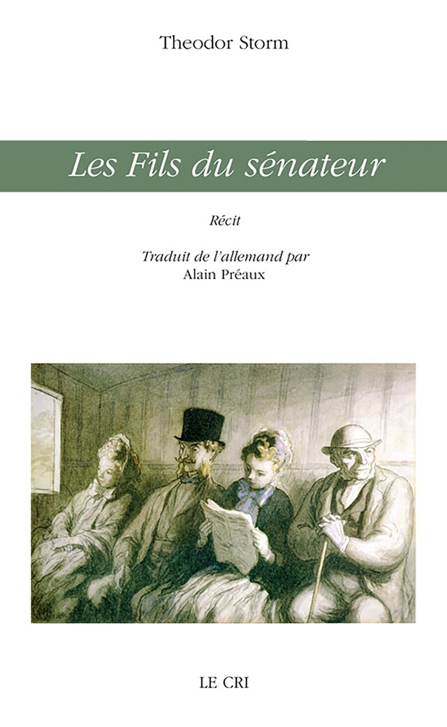 Book cover for Les fils du sénateur