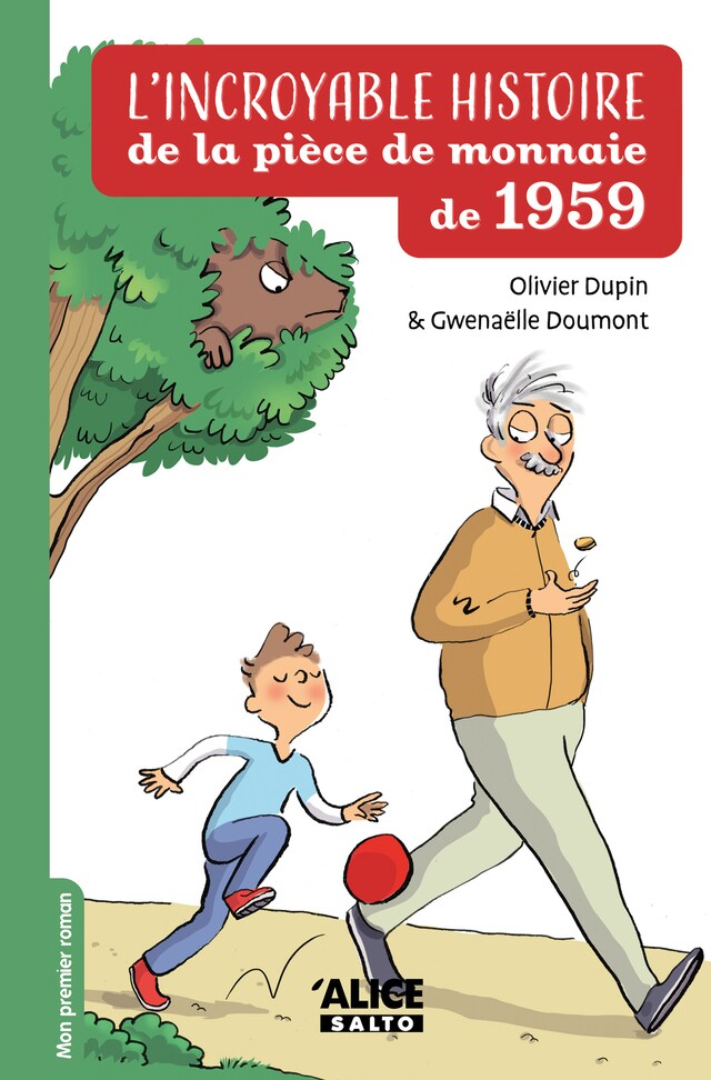 Kirjankansi teokselle L'incroyable histoire de la pièce de monnaie de 1959