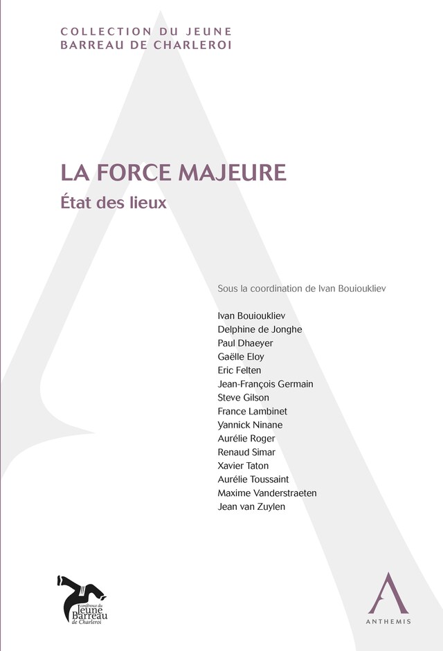 Book cover for La force majeure