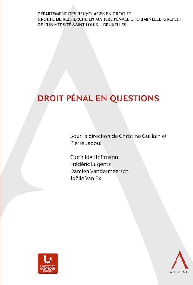 Book cover for Droit pénal en questions