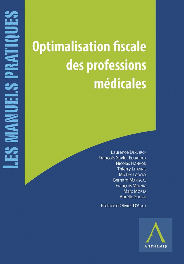 Boekomslag van Optimalisation fiscale des professions médicales