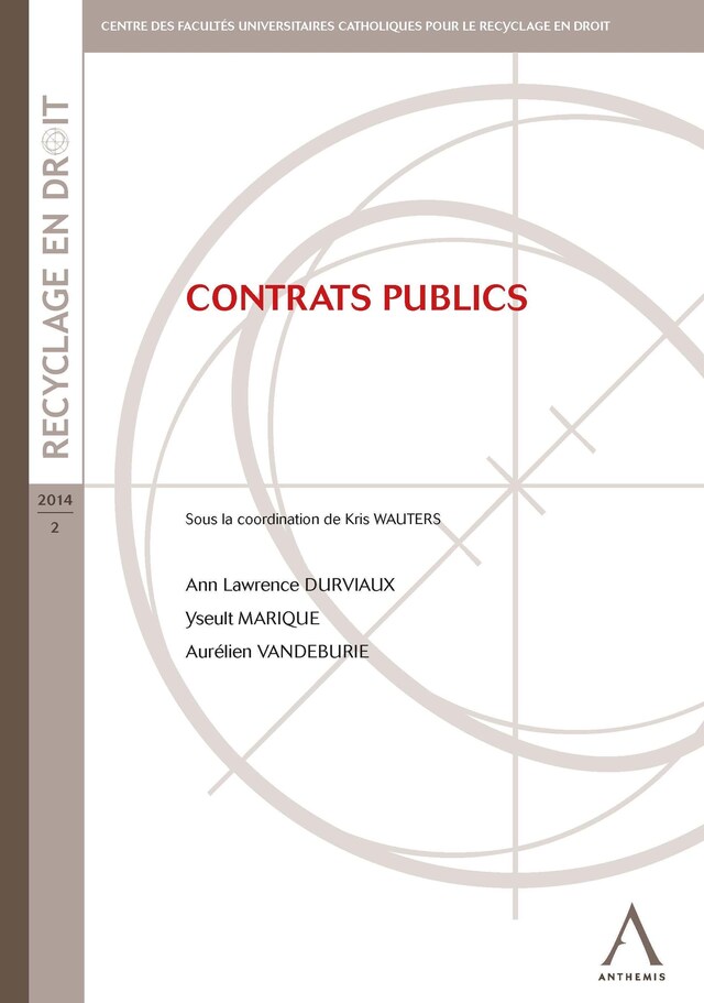 Couverture de livre pour Contrats publics