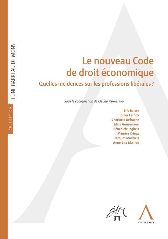 Book cover for Le nouveau Code de droit économique