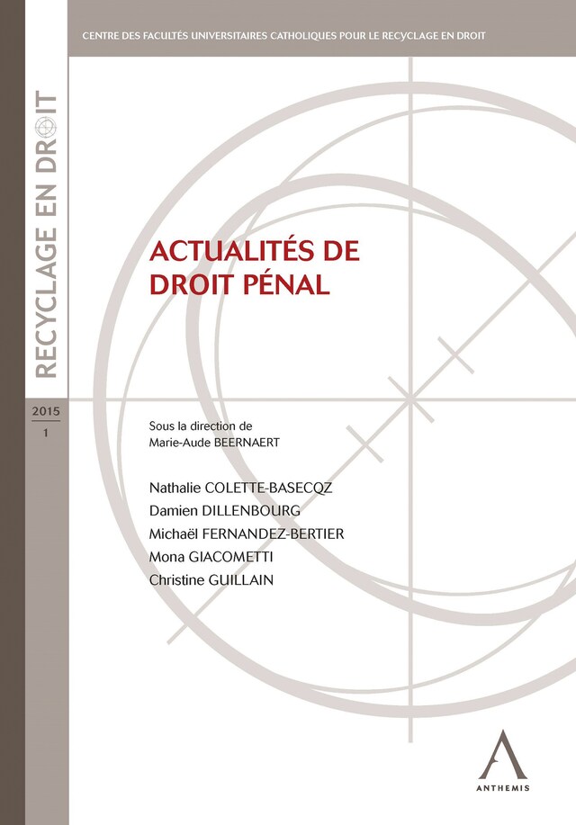 Okładka książki dla Actualités de droit pénal