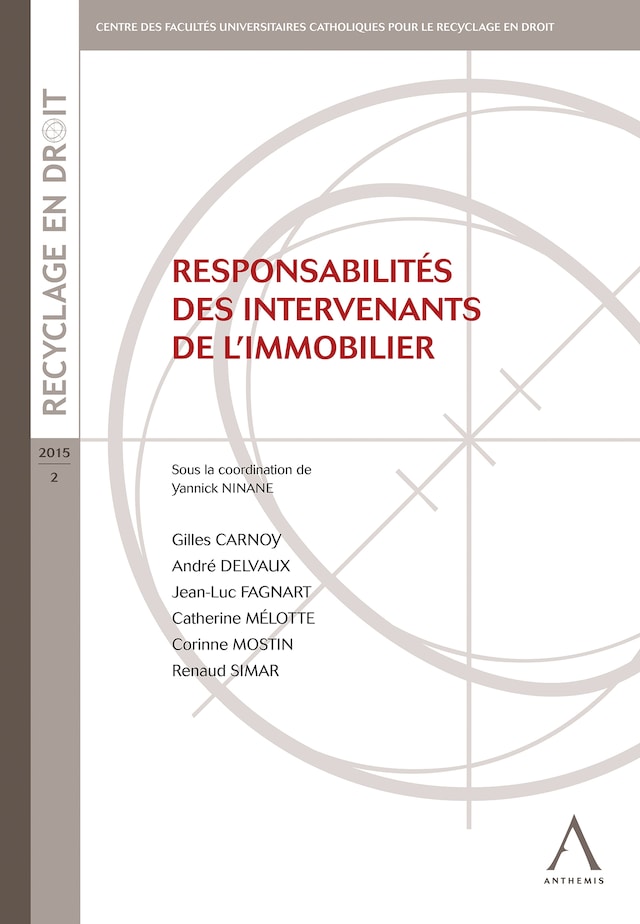 Portada de libro para Responsabilités des intervenants de l'immobilier