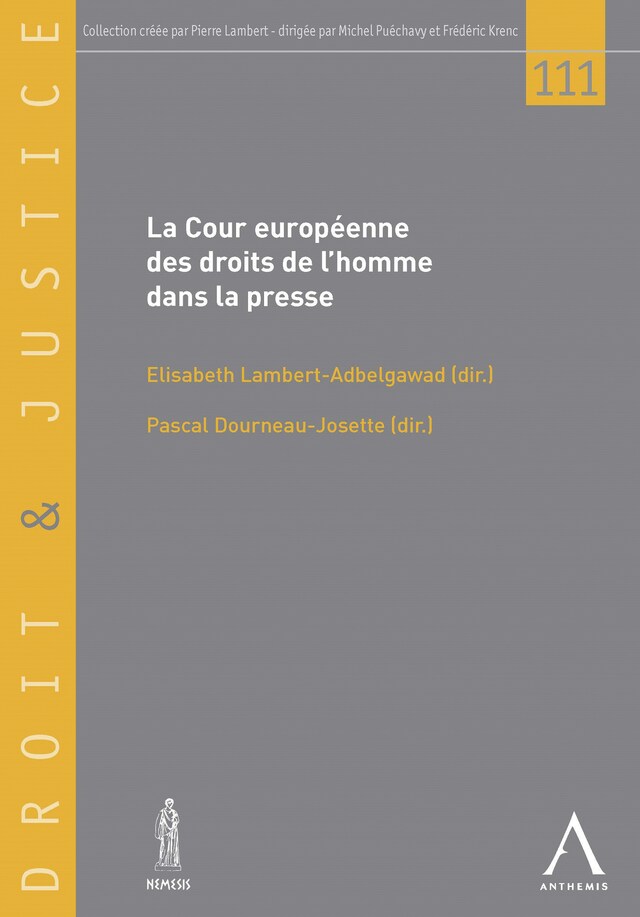 Okładka książki dla La Cour européenne des droits de l’homme dans la presse