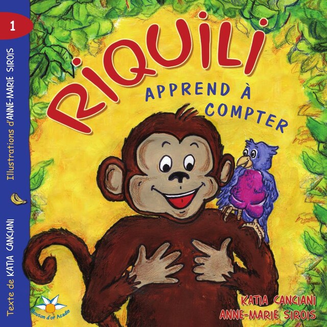 Couverture de livre pour Riquili apprend à compter