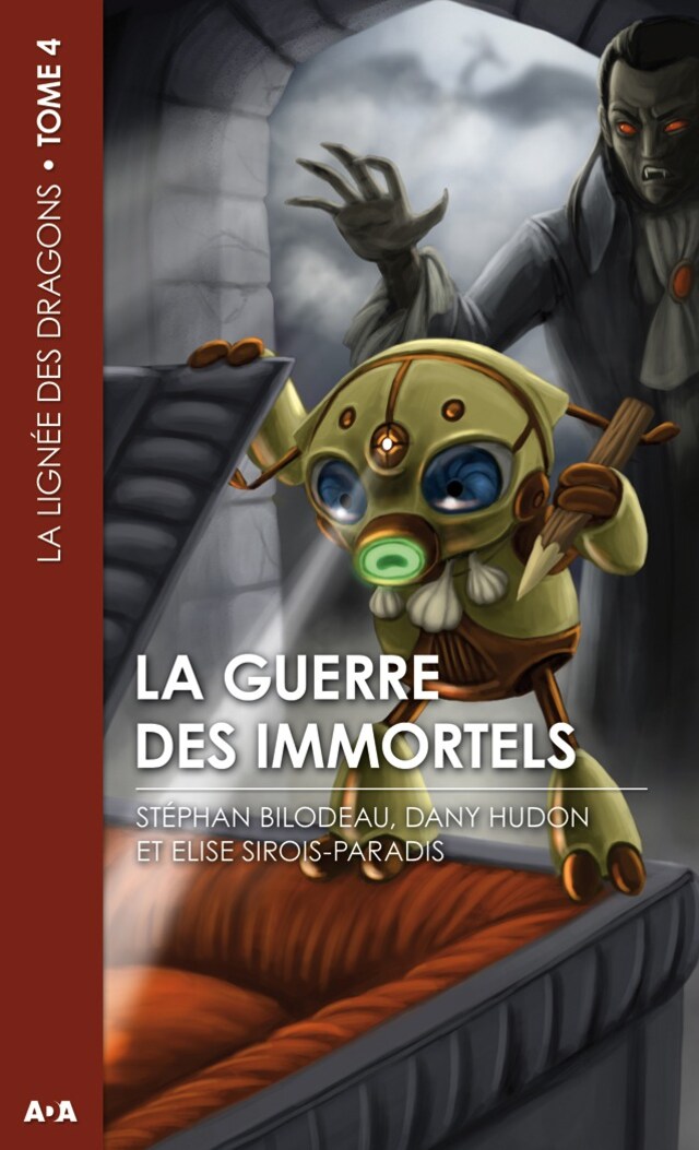 Book cover for La guerre des immortels