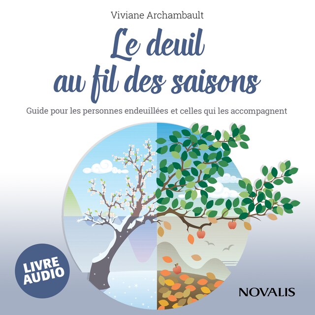 Copertina del libro per Le deuil au fil des saisons : Guide pour les personnes endeuillées et celles qui les accompagnent