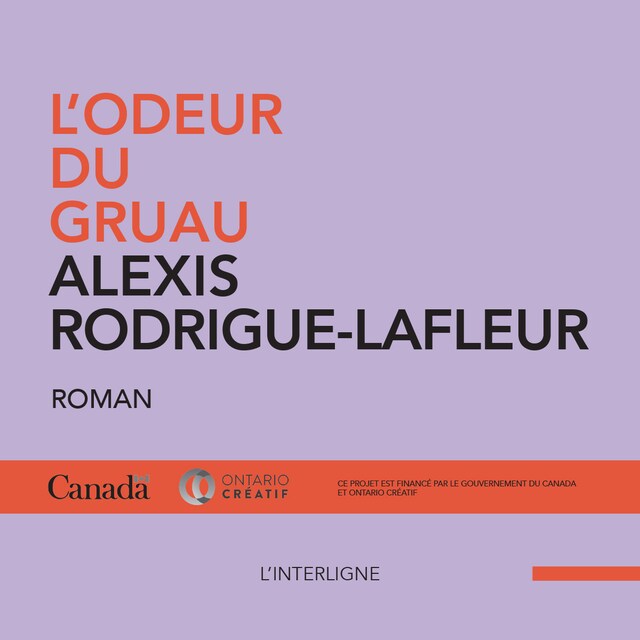 Okładka książki dla L’odeur du gruau