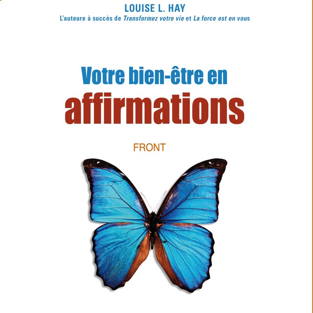 Book cover for Votre bien-être en affirmations