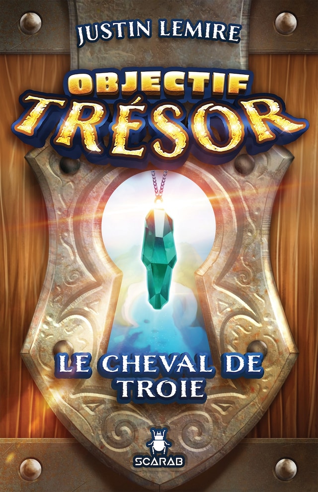 Book cover for Objectif Trésor - Le cheval de Troie