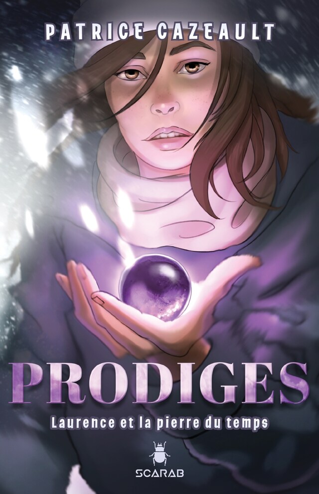 Book cover for Prodiges - Laurence et la pierre du temps