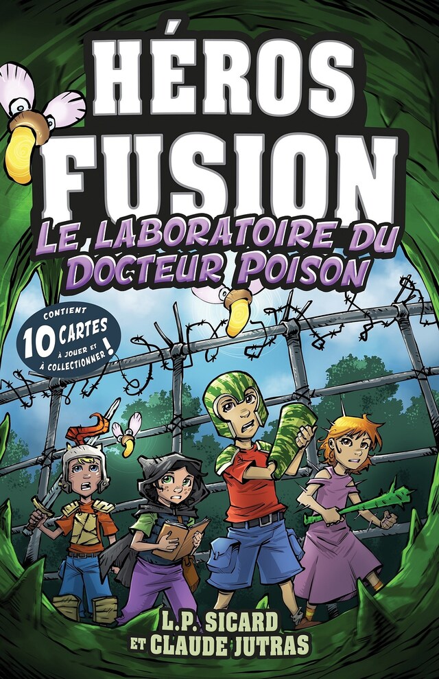 Boekomslag van Héros Fusion - Le laboratoire du Docteur Poison