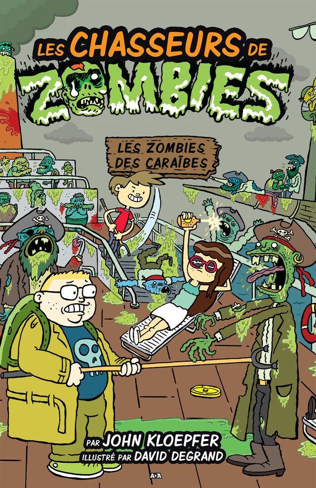 Book cover for Les zombies des Caraïbes