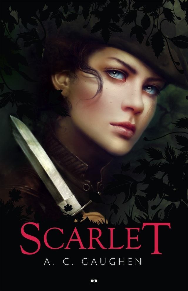 Kirjankansi teokselle Scarlet
