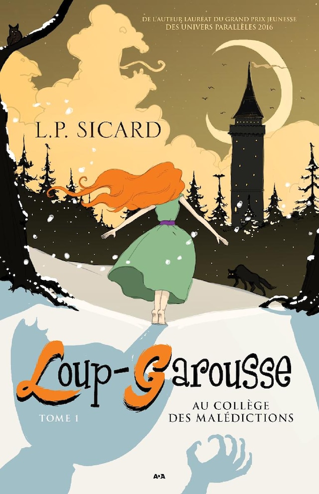 Book cover for Au collège des malédictions