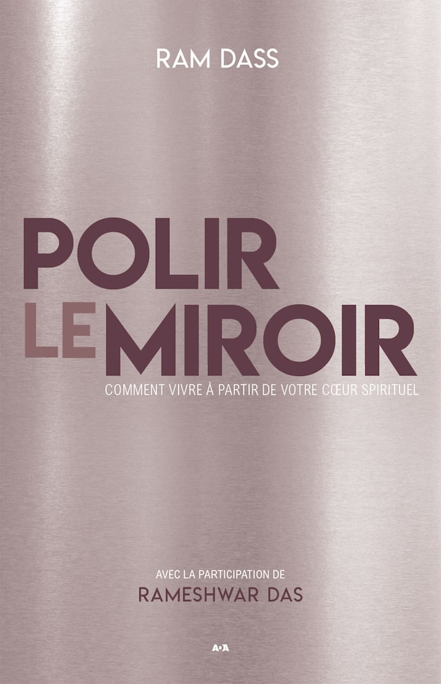 Kirjankansi teokselle Polir le miroir