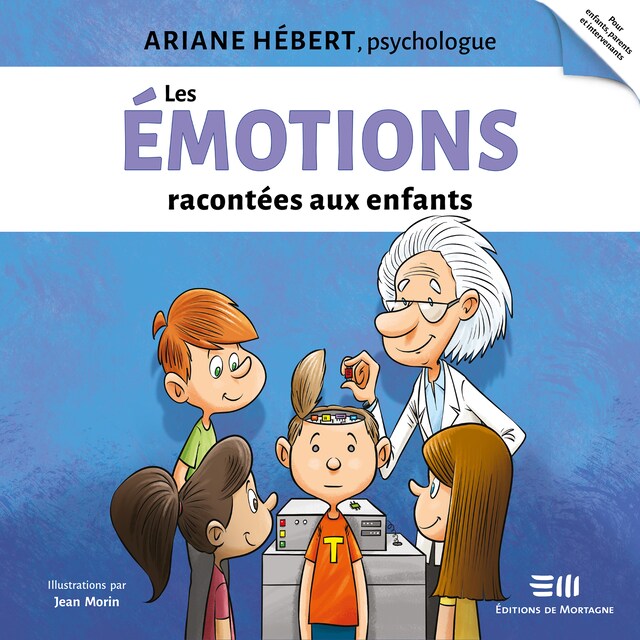 Couverture de livre pour Les émotions racontées aux enfants