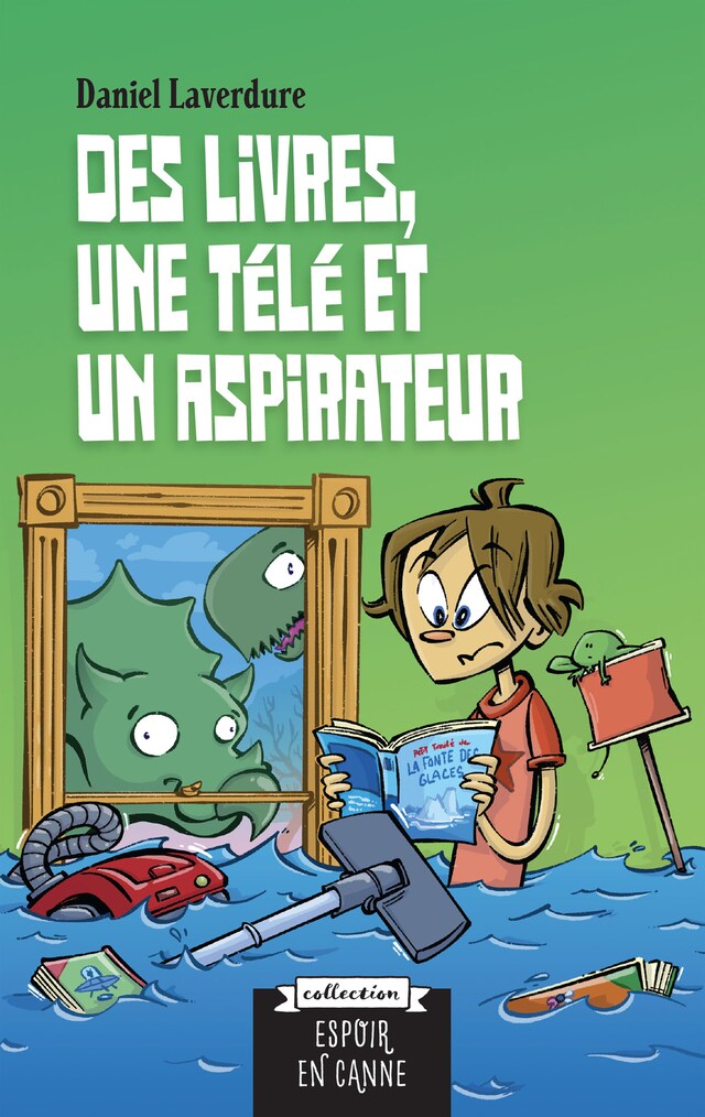 Book cover for Des livres, une télé et un aspirateur