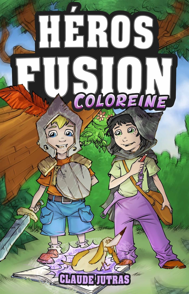 Book cover for Héros Fusion - Coloreine