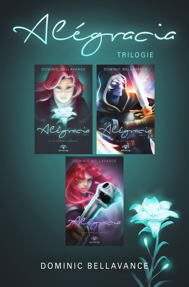 Buchcover für Trilogie Alégracia