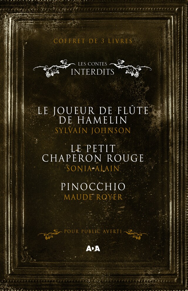 Book cover for Coffret Numériquet 3 livres - Les Contes interdits - Le joueur de flûte de Hamelin - Le petit chaperon rouge - Pinocchio