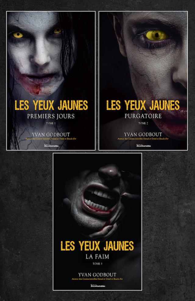 Okładka książki dla Trilogie Les yeux jaunes