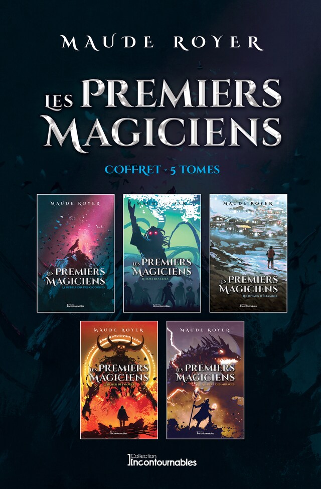 Copertina del libro per Pentalogie Les premiers magiciens
