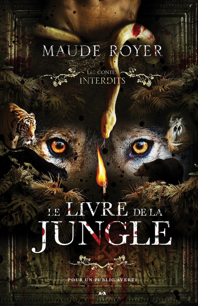 Okładka książki dla Les contes interdits - Le livre de la jungle