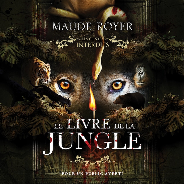 Boekomslag van Les contes interdits: Le livre de la jungle
