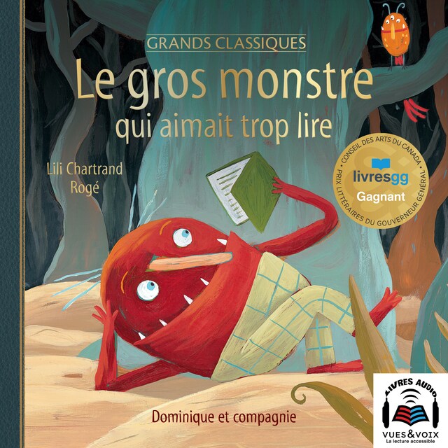 Book cover for Le gros monstre qui aimait trop lire - Édition spéciale