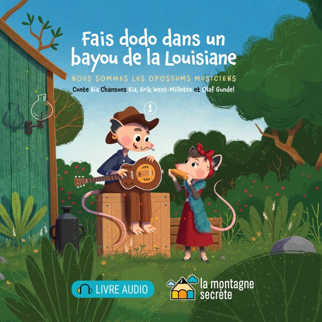 Kirjankansi teokselle Fais dodo dans un bayou de la Louisiane !