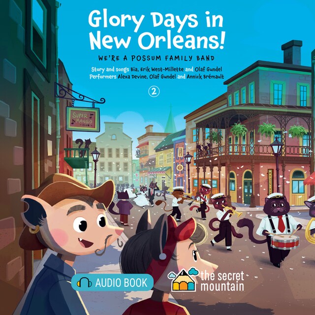 Okładka książki dla Glory Days in New Orleans!