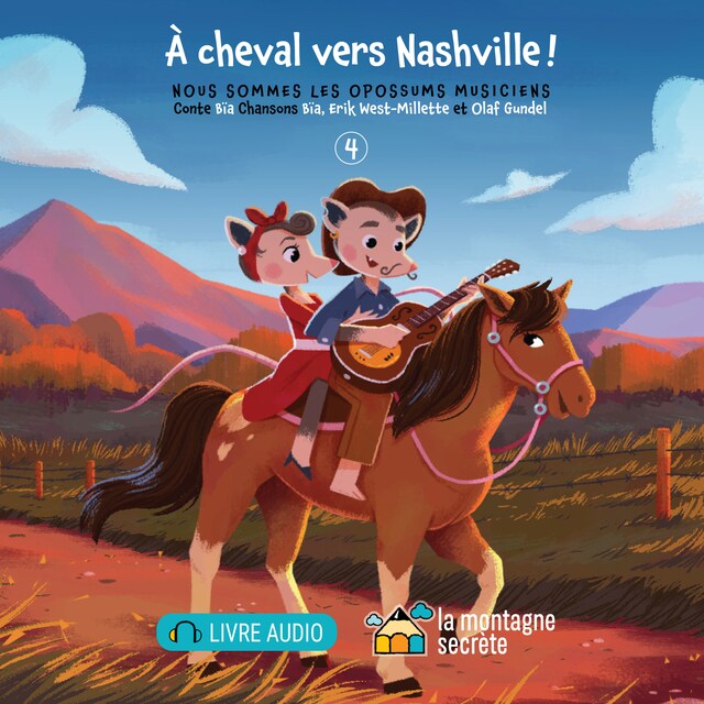 Bokomslag för À cheval vers Nashville !