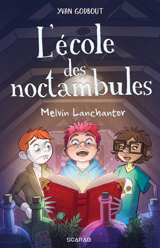 Book cover for L'école des noctambules - Melvin Lanchantor