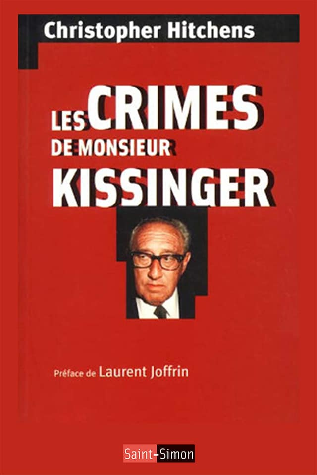 Book cover for Les crimes de Monsieur Kissinger