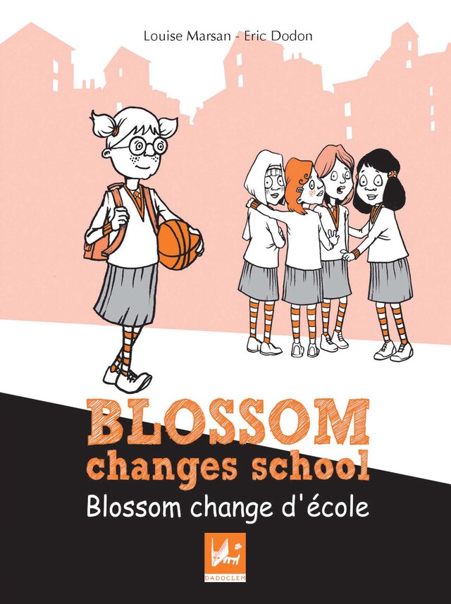 Book cover for Blossom changes school - Blossom change d'école