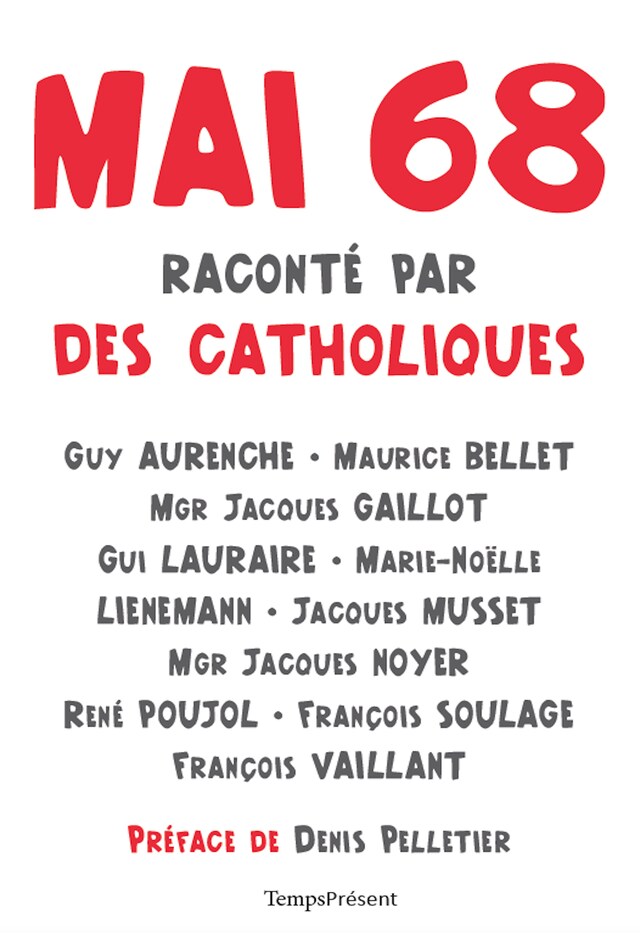 Buchcover für Mai 68 raconté par des catholiques