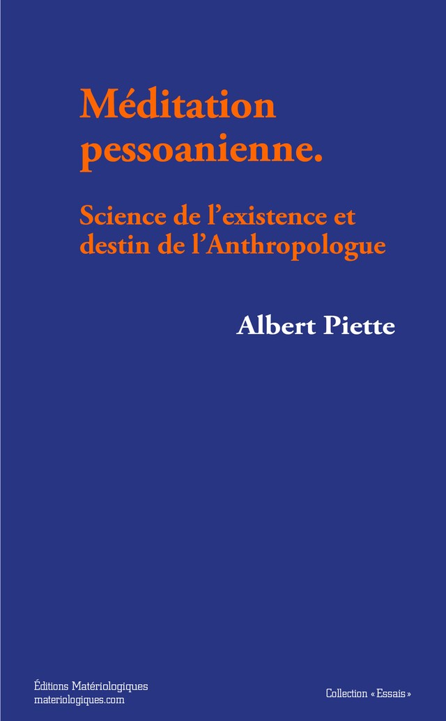 Book cover for Méditation pessoanienne