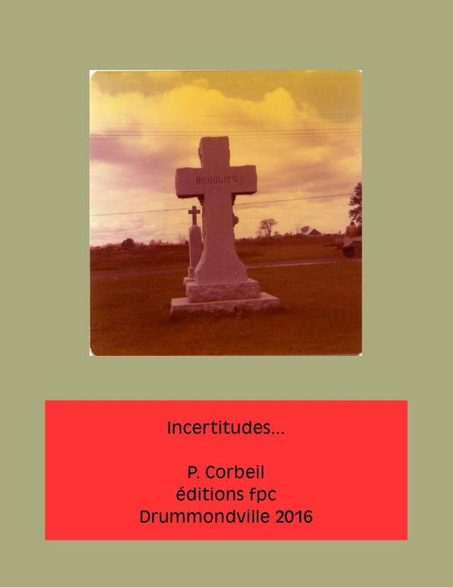 Copertina del libro per Incertitudes