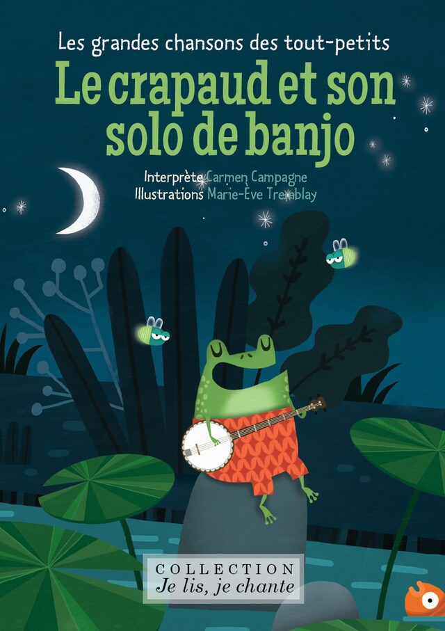 Book cover for Le crapaud et son solo de banjo (Contenu enrichi)